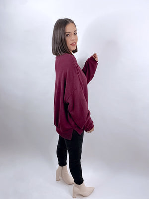 Emma Brushed Knit Sweatshirt