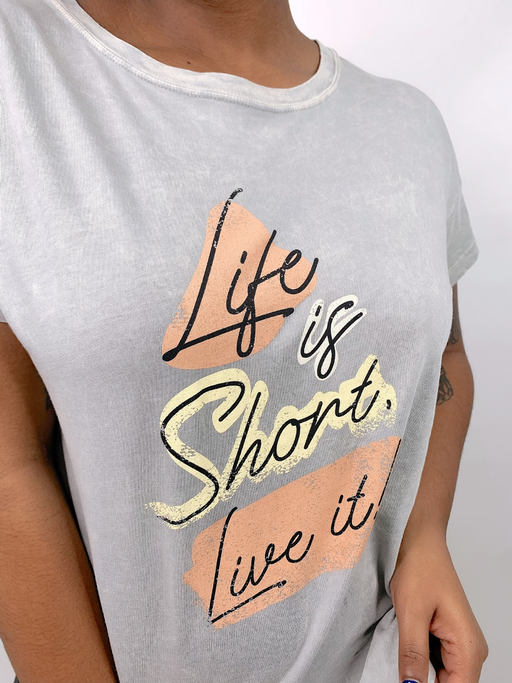 Life Is Short, Live It Graphic Tee