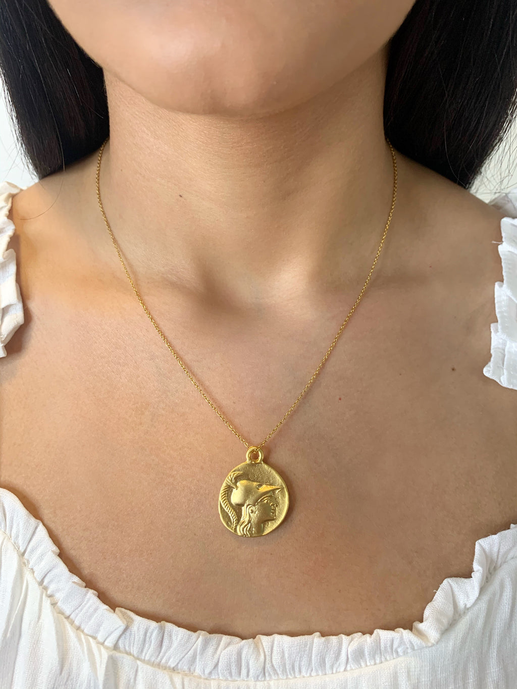Santorini Medium Coin Necklace - marfemme