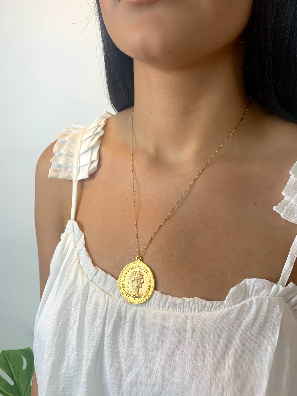 Santorini Large Coin Necklace - marfemme