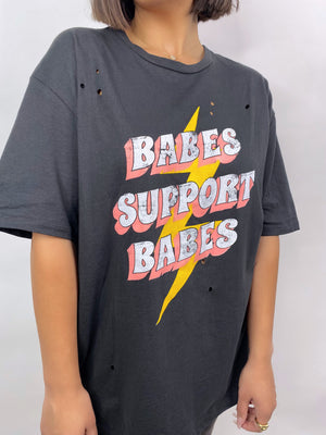Babes Support Babes Oversized Tee - marfemme